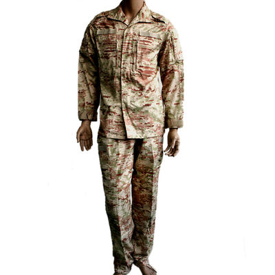 Camouflage Cotton French Combat Uniform Breathable Tactical Clothing For Royal Guard