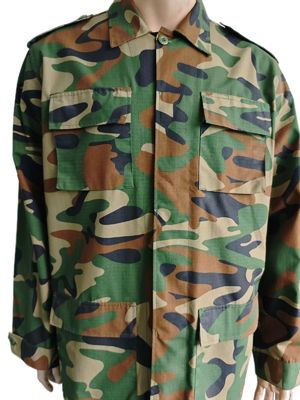BDU Military Uniform Outdoor Combat Uniform Camouflage Utility Jacket  4 Pocket Tactical Military Jacket