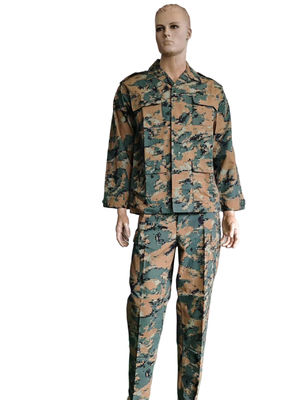 Tactical BDU Field Uniform Digital Woodland Camo Ripstop Cotton For Outdoor Hunting BDU Military Uniform